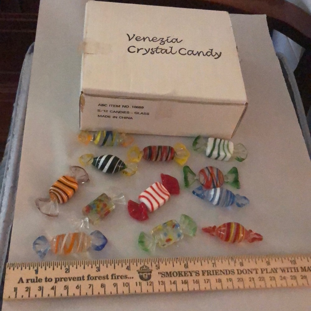 Venezia crystal candy decor - ONE SET LEFT!